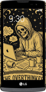 3D пластиковый матовый чехол The Overthinker для LG Leon H324 - 6774m-403 изображение 
