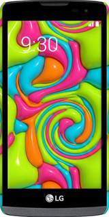 3D пластиковый матовый чехол Y2K Jelly Dream для LG Leon H324 - 6780m-403 изображение 