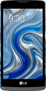 3D пластиковый матовый чехол Liquid Chrome для LG Leon H324 - 6781m-403 изображение 