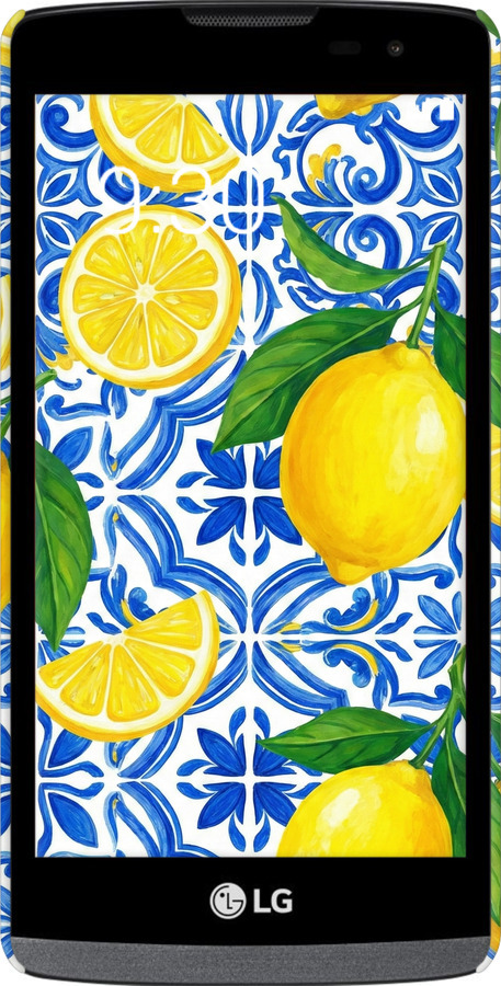 3D пластиковий матовий чехол Grocery Girl Italian Summer для LG Leon H324 - 6766m-403 изображение 