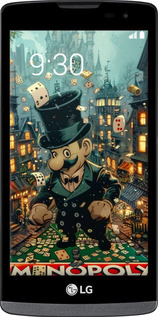 Силиконовый чехол Сказочный Monopoly для LG Leon H324 - 6086u-403 изображение 
