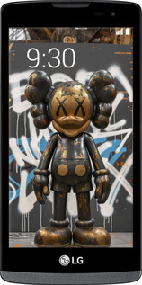 Силиконовый чехол Bronze kaws v3 для LG Leon H324 - 6099u-403 изображение 