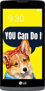 Силиконовый чехол чехол с корги You Can Do It для LG Leon H324 - 6184u-403 изображение 