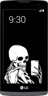 Силіконовий чехол Скелет робить Selfie для LG Leon H324 - 6535u-403 изображение 