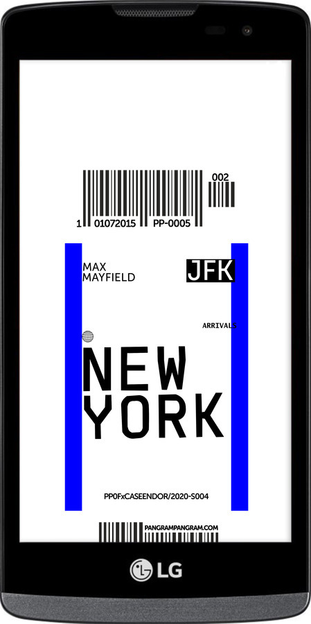 Силіконовий чехол New York для LG Leon H324 - 4861u-403 изображение 