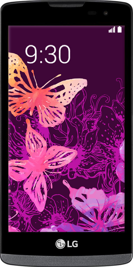 Силіконовий чехол Метелики v2 для LG Leon H324 - 5475u-403 изображение 