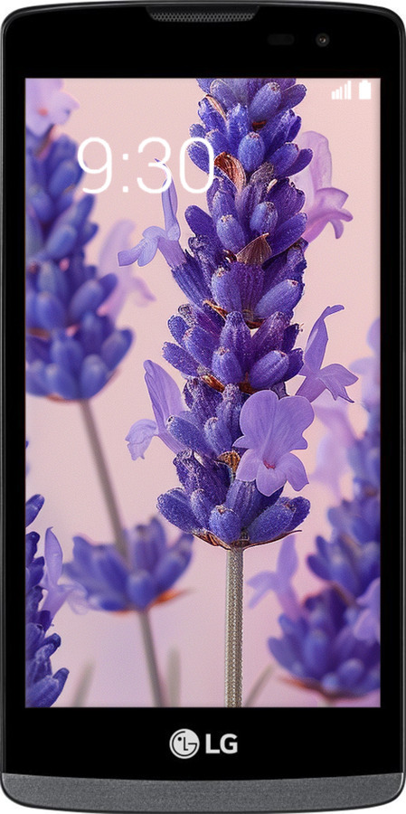 Силіконовий чехол Лаванда для LG Leon H324 - 6037u-403 изображение 