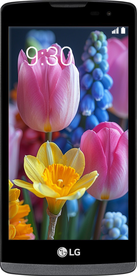Силіконовий чехол Весняні квіти для LG Leon H324 - 6058u-403 изображение 
