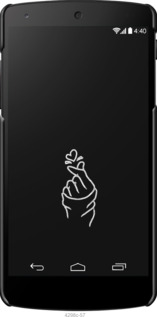 3D пластиковий матовий чехол Love You для LG Nexus 5 - 4298m-57 изображение 
