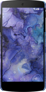 3D пластиковый глянцевый чехол Мрамор 7 для LG Nexus 5 - 4802c-57 изображение 