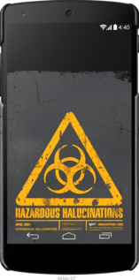 3D пластиковый глянцевый чехол biohazard 28 для LG Nexus 5 - 4846c-57 изображение 