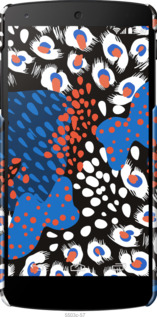 3D пластиковый глянцевый чехол Абстрактный фон v2 для LG Nexus 5 - 5503c-57 изображение 