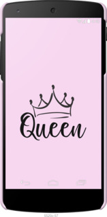 3D пластиковый глянцевый чехол Queen & King для неё для LG Nexus 5 - 5520c-57 изображение 