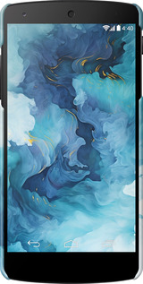 3D пластиковый матовый чехол Акварель для LG Nexus 5 - 6320m-57 изображение 