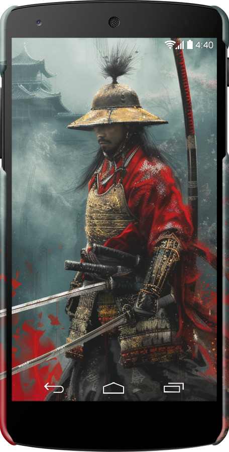 3D пластиковый глянцевый чехол Shogun для LG Nexus 5 - 6078c-57 изображение 
