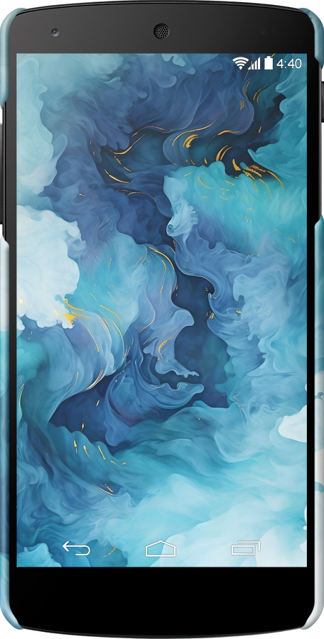 3D пластиковый матовый чехол Акварель для LG Nexus 5 - 6320m-57 изображение 