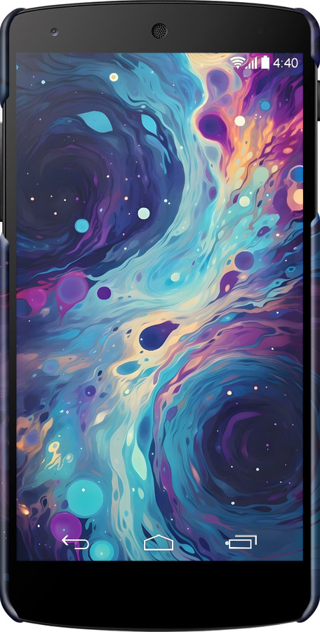 3D пластиковий глянцевий чехол Арт акварель для LG Nexus 5 - 6329c-57 изображение 