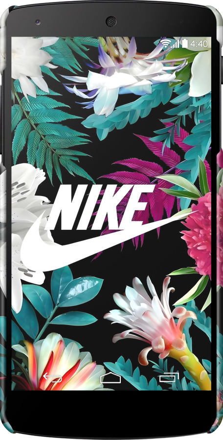 3D пластиковый глянцевый чехол Nike для LG Nexus 5 - 6378c-57 изображение 