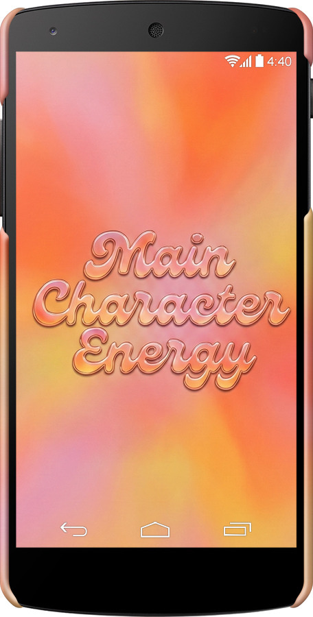 3D пластиковый глянцевый чехол Aura Gradient Main Character Energy Aesthetic Y2K для LG Nexus 5 - 6783c-57 изображение 