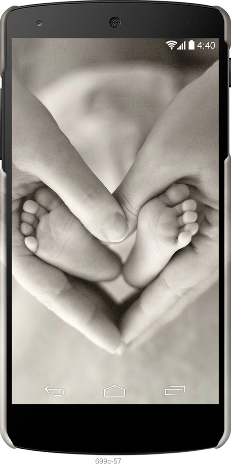 3D пластиковий глянцевий чехол Любов для LG Nexus 5 - 699c-57 изображение 