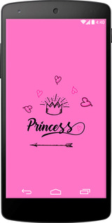 Силіконовий чехол Princess для LG Nexus 5 - 4361u-57 изображение 