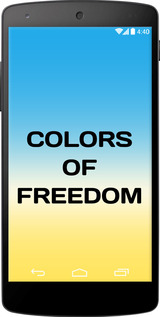 Силіконовий чехол Colors of Freedom для LG Nexus 5 - 5453u-57 изображение 