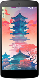 Силіконовий чехол Японія монастир для LG Nexus 5 - 5590u-57 изображение 