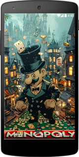 Силиконовый чехол Сказочный Monopoly для LG Nexus 5 - 6086u-57 изображение 