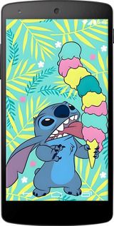 Силіконовий чехол Стіч для LG Nexus 5 - 6361u-57 изображение 