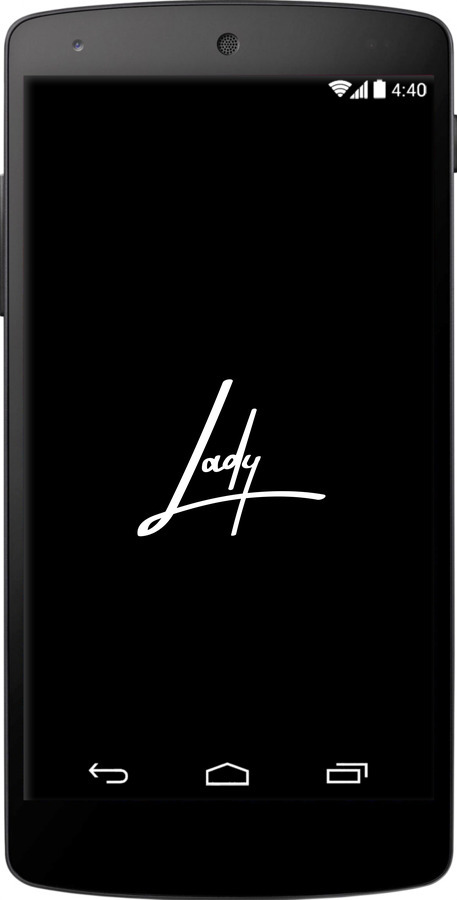 Силиконовый чехол Lady 2 для LG Nexus 5 - 4867u-57 изображение 