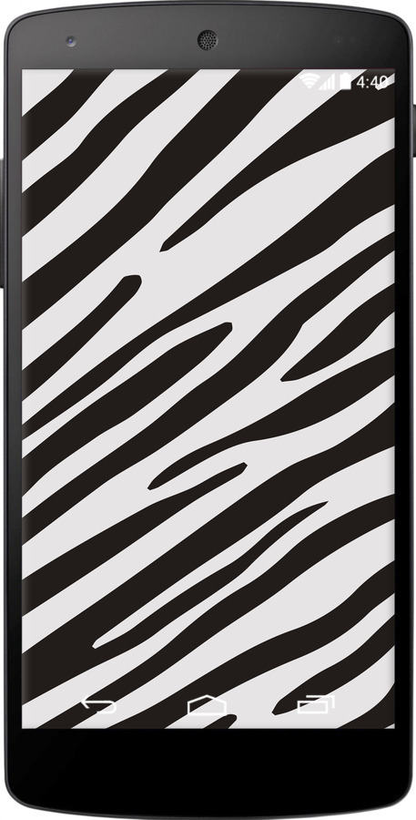 Силіконовий чехол Класична зебра для LG Nexus 5 - 4874u-57 изображение 