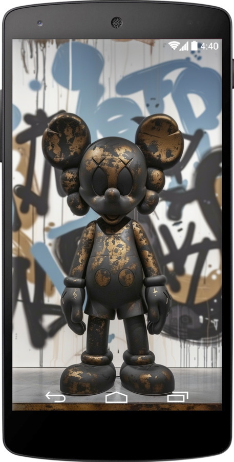 Силіконовий чехол Bronze kaws v2 для LG Nexus 5 - 6098u-57 изображение 
