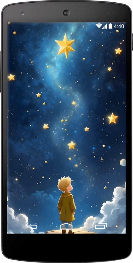 Силиконовый чехол Маленький принц для LG Nexus 5 - 6326u-57 изображение 