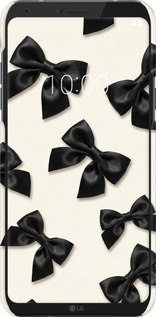 3D пластиковий матовий чехол Dark Coquette для LG Q6 - 6765m-1094 изображение 