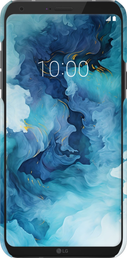 3D пластиковый матовый чехол Акварель для LG Q6 - 6320m-1094 изображение 