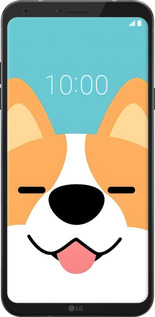 Силиконовый чехол Корги для LG Q6 - 6280u-1094 изображение 