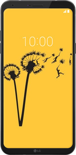 Силиконовый чехол Минимализм одуванчики для LG Q6 - 6449u-1094 изображение 