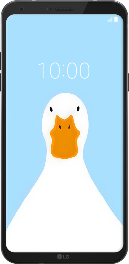 Силіконовий чехол Гусак для LG Q6 - 6350u-1094 изображение 