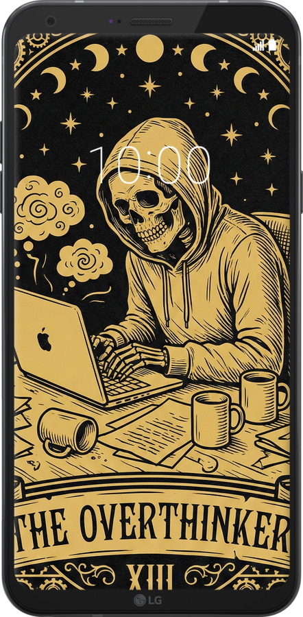 Силиконовый чехол The Overthinker для LG Q6 - 6774u-1094 изображение 