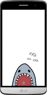 Силиконовый чехол Акула для LG Ray / X190 - 4870u-244 изображение 