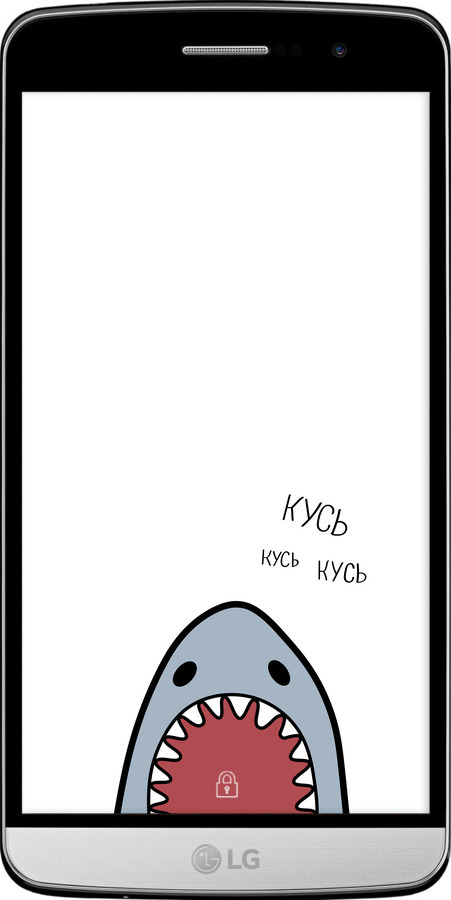 Силиконовый чехол Акула для LG Ray / X190 - 4870u-244 изображение 