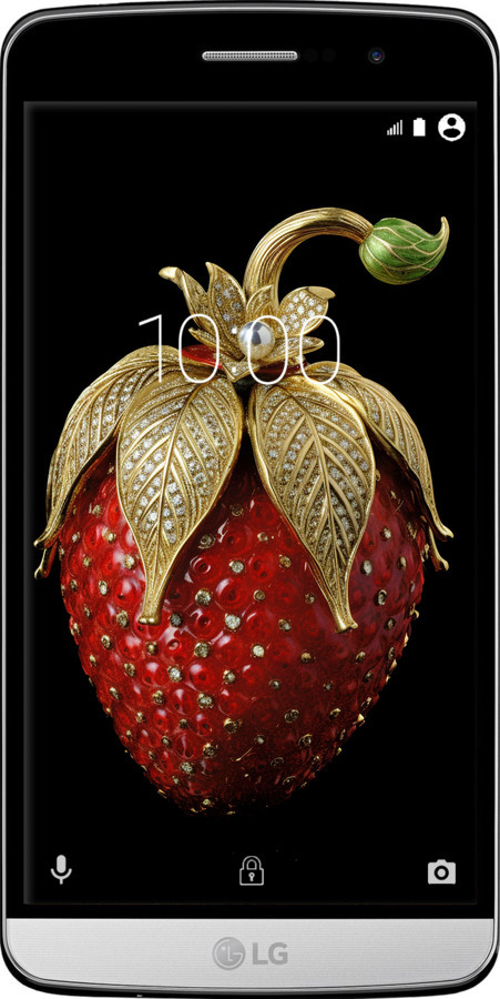 Силіконовий чехол Полуниця v3 для LG Ray / X190 - 5638u-244 изображение 