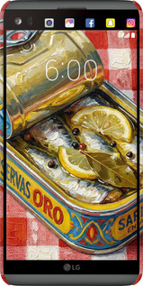 3D пластиковый матовый чехол Vintage Sardine Tin Phone для LG V20 - 6772m-787 изображение 