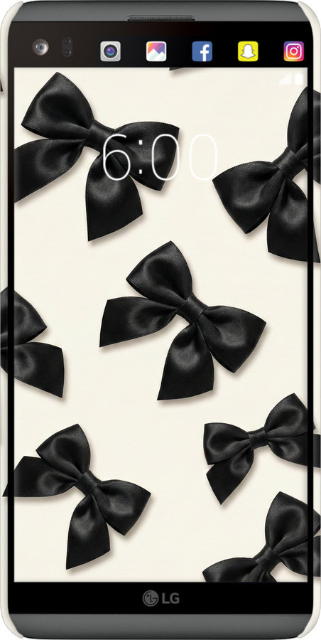 3D пластиковий матовий чехол Dark Coquette для LG V20 - 6765m-787 изображение 