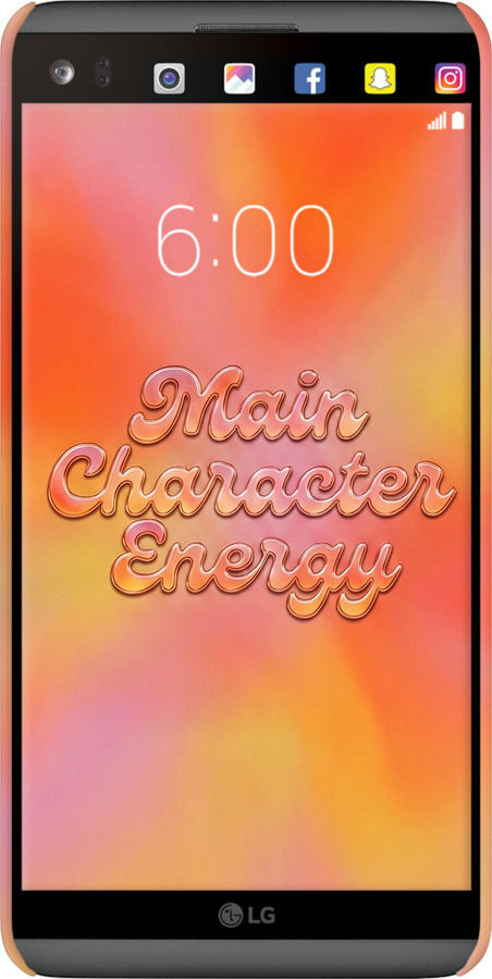 3D пластиковый матовый чехол Aura Gradient Main Character Energy Aesthetic Y2K для LG V20 - 6783m-787 изображение 