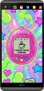 2D пластиковый чехол Y2K Aesthetic Retro Pet: Годуй мене кавою для LG V20 - 6784t-787 изображение 