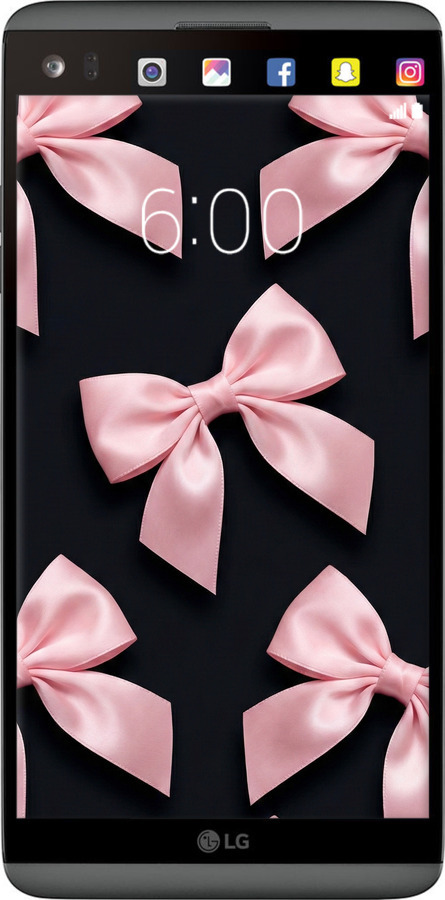 2D пластиковый чехол Coquette Ribbons Dark Coquette для LG V20 - 6767t-787 изображение 