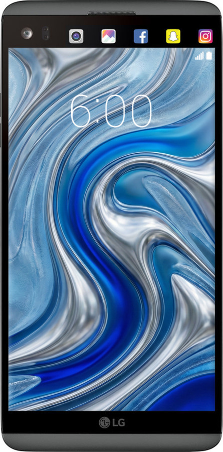 2D пластиковий чехол Liquid Chrome для LG V20 - 6781t-787 изображение 