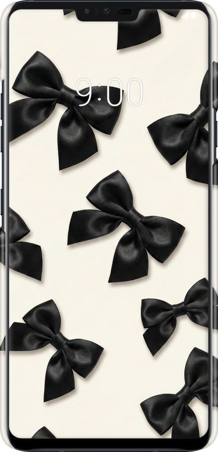 3D пластиковый матовый чехол Dark Coquette для LG V40 ThinQ - 6765m-1577 изображение 