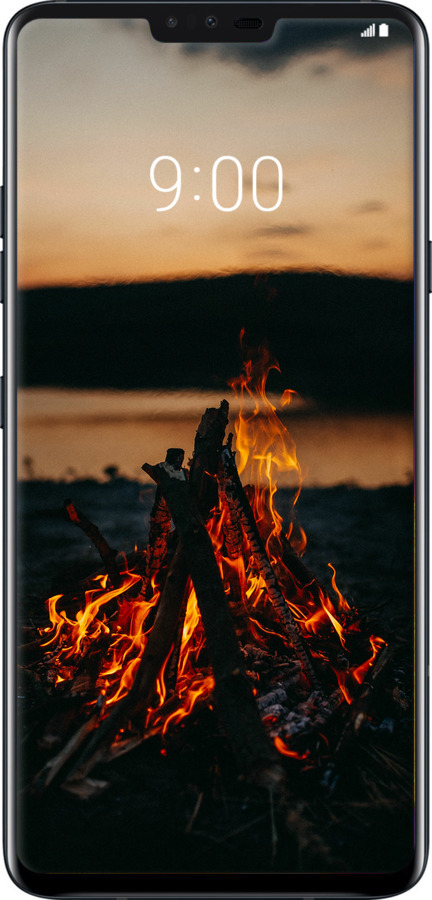 2D пластиковий чехол Вогонь для LG V40 ThinQ - 6021t-1577 изображение 